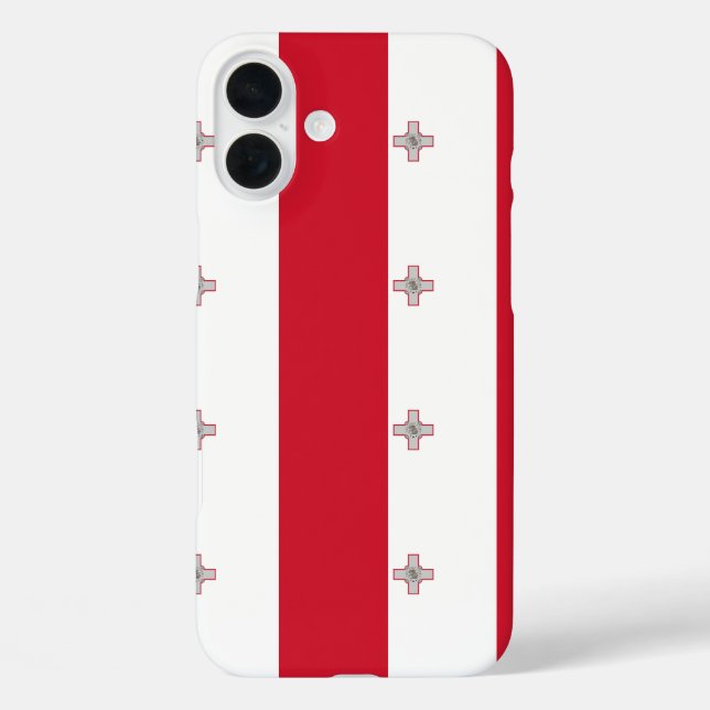 Coques Case-Mate iPhone Drapeau de Malte Personnalisable (Verso)
