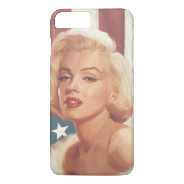 Coques Case-Mate iPhone Drapeau de Marilyn (Dos)