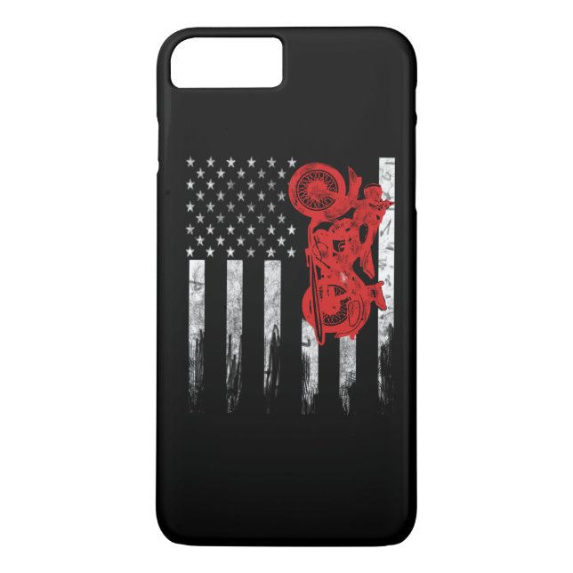 Coques Case-Mate iPhone Drapeau de motocross (Dos)