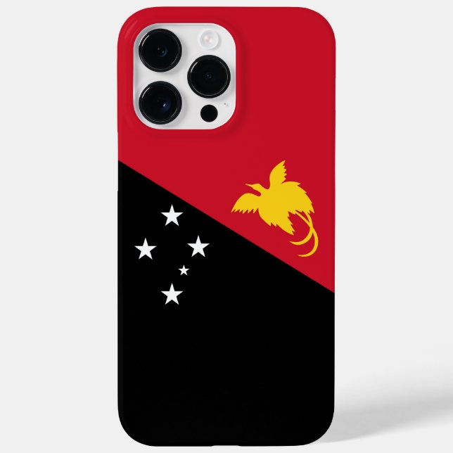 Coques Case-Mate iPhone Drapeau de Papouasie-Nouvelle-Guinée (Verso)