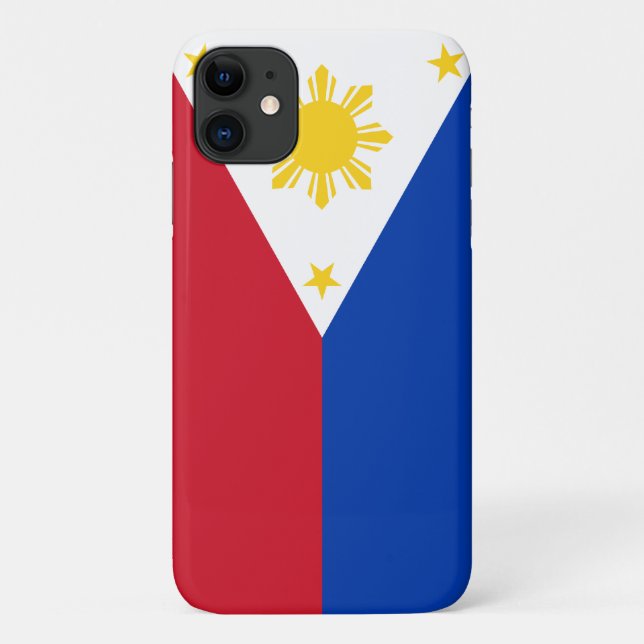 Coques Case-Mate iPhone Drapeau de Philippines (Dos)