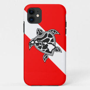 Case-Mate iPhone Case Drapeau de piqué de tortue d'Hawaï
