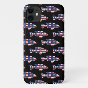 Case-Mate iPhone Case Drapeau de poisson TRUMP en noir