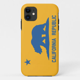 Coque Case-Mate Pour iPhone Drapeau de République de la Californie de bleu et