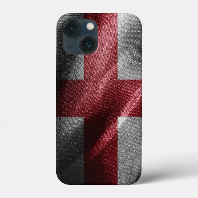 Coques Case-Mate iPhone Drapeau de soie d'Angleterre (Verso)