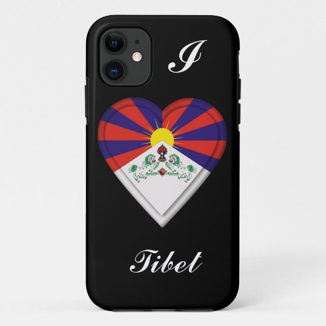 Coques Case-Mate iPhone Drapeau de Tibétain du Thibet (Dos)