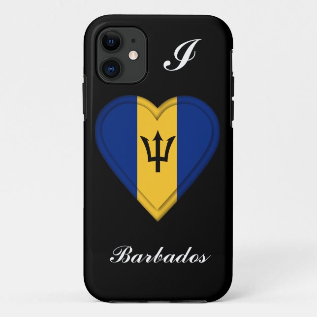 Coques Case-Mate iPhone Drapeau des Barbade (Dos)