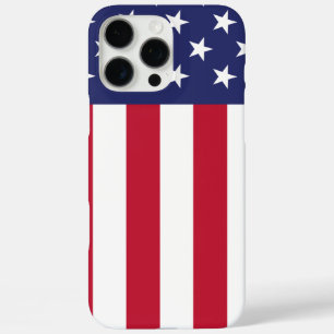 Coques iPhone 16 Pro Max Drapeau des États-Unis d'Amérique