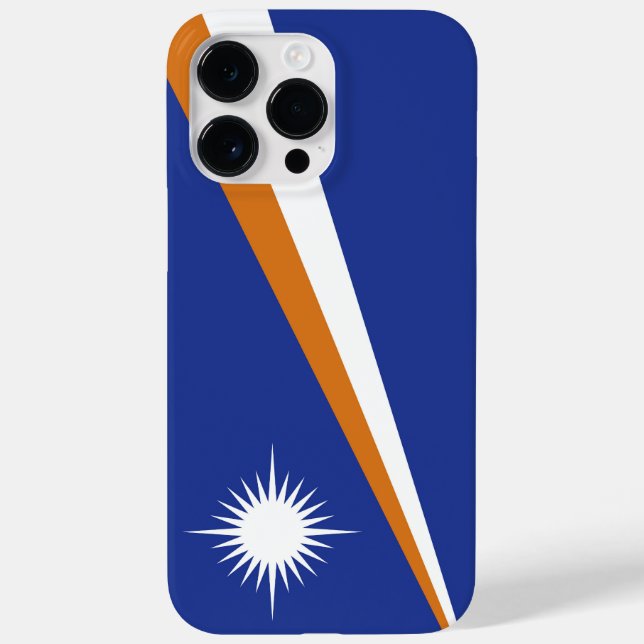 Coques Case-Mate iPhone Drapeau des Îles Marshall (Verso)