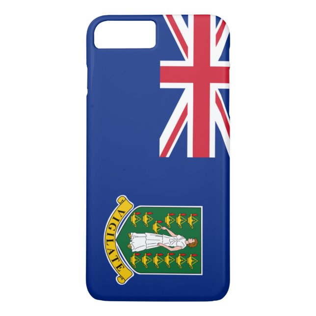 Coques Case-Mate iPhone Drapeau des îles Vierges britanniques (Dos)