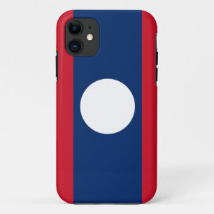 Coque iPhone 11 Drapeau des Laotiens