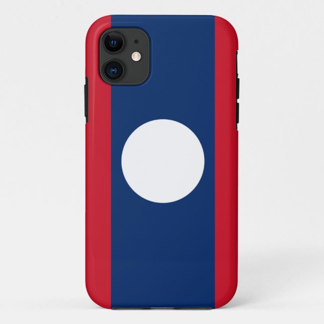 Coques Case-Mate iPhone Drapeau des Laotiens (Dos)