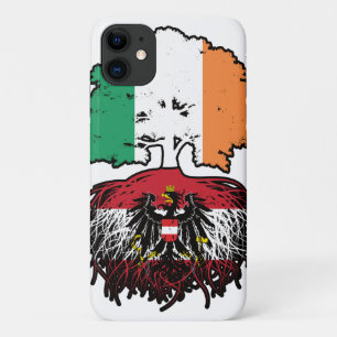 Case-Mate iPhone Case Drapeau des racines d'arbre Autriche Irlande Autri