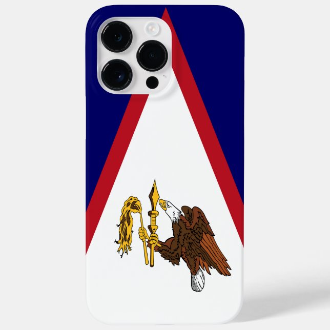 Coques Case-Mate iPhone Drapeau des Samoa américaines (Verso)