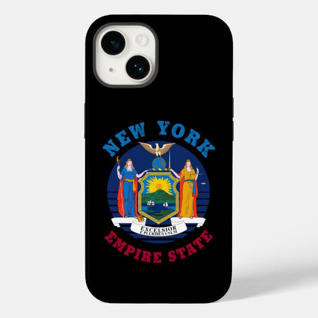 COQUES Case-Mate iPhone DRAPEAU D'ÉTAT DE NEW YORK (Verso)
