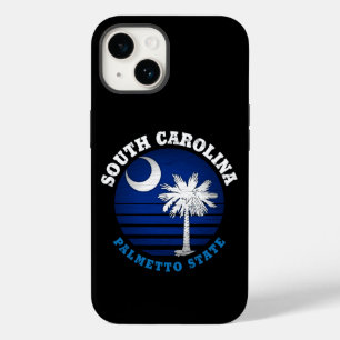COQUE POUR iPhone 14 DRAPEAU D'ÉTAT DE PALMETTO DE CAROLINE SUD