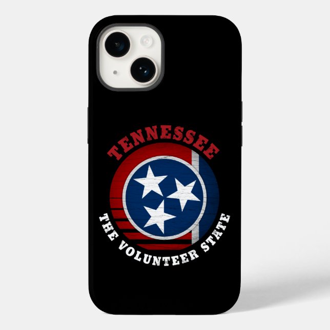COQUES Case-Mate iPhone DRAPEAU D'ÉTAT DE VOLONTAIRE TENNESSEE (Verso)