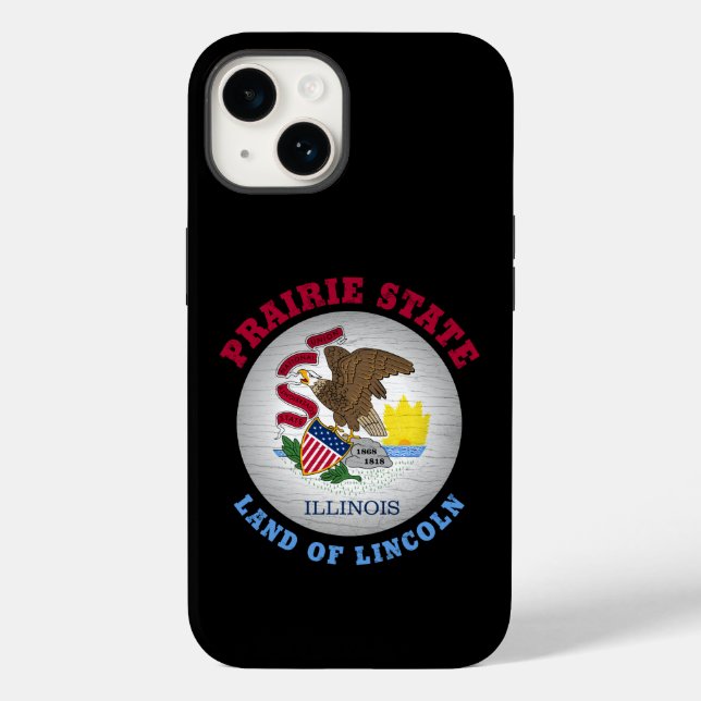 COQUES Case-Mate iPhone DRAPEAU D'ÉTAT ILLINOIS PRAIRIE (Verso)