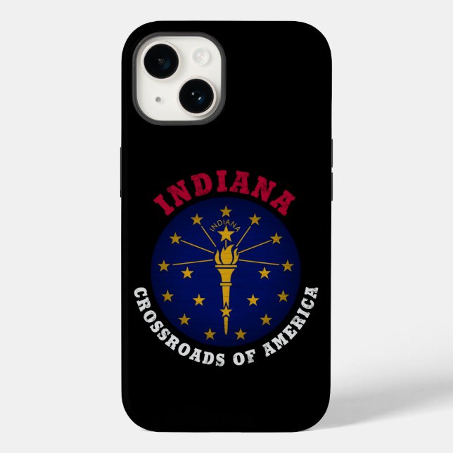 COQUES Case-Mate iPhone DRAPEAU D'ÉTAT INDIANA CROSSROADS (Verso)