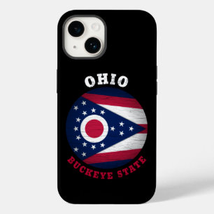 COQUE POUR iPhone 14 DRAPEAU D'ÉTAT OHIO BUCKEYE