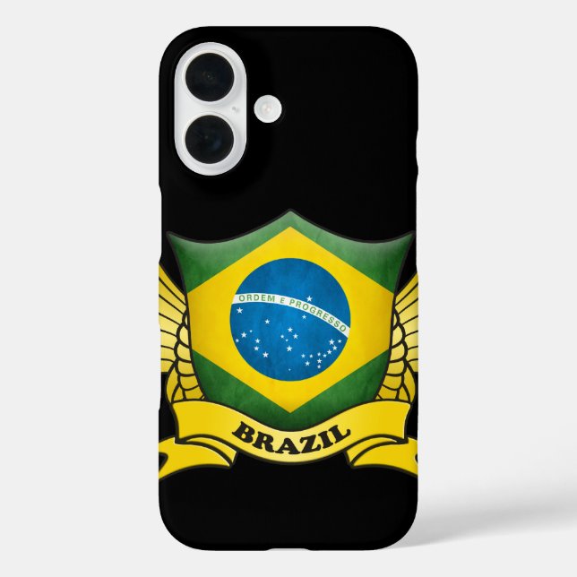 Coques Case-Mate iPhone Drapeau du Brésil (Verso)