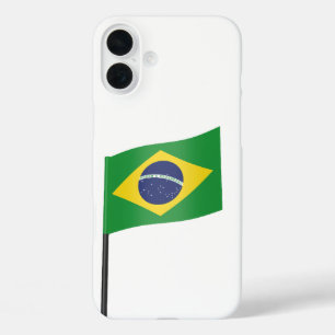Coques iPhone 16 Plus Drapeau du Brésil