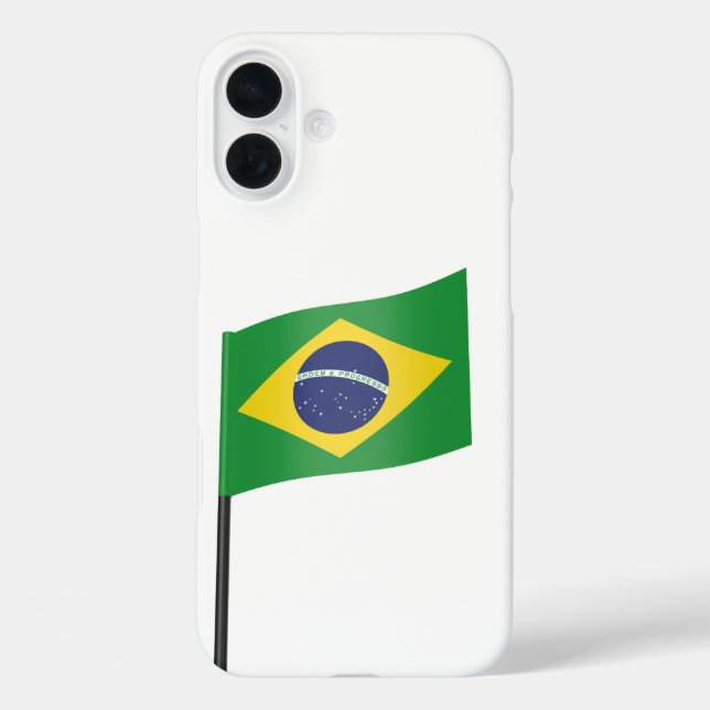 Coques Case-Mate iPhone Drapeau du Brésil (Verso)