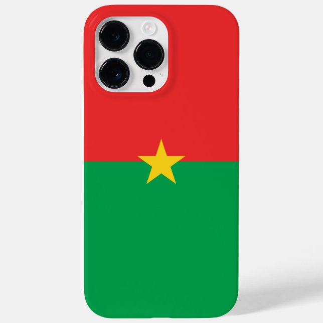 Coques Case-Mate iPhone drapeau du Burkina Faso (Verso)