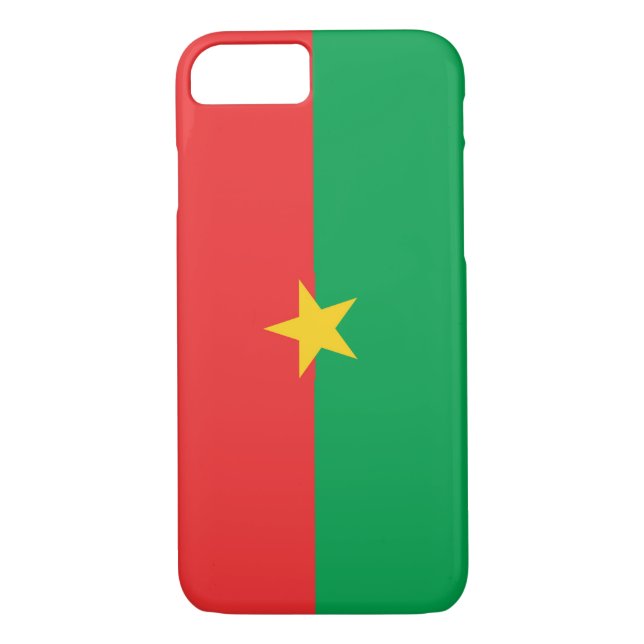 Coques Case-Mate iPhone Drapeau du Burkina Faso (Dos)