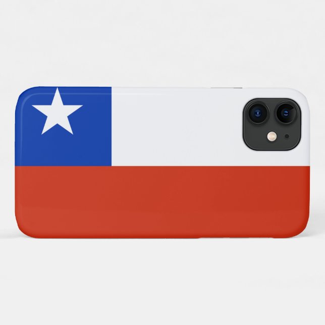 Coques Case-Mate iPhone Drapeau du Chili (Dos (Horizontal))