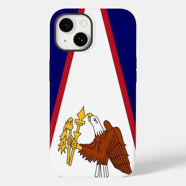 Coques Case-Mate iPhone Drapeau du Coque-Mate de l'iPhone 14 patriotique,  (Verso)