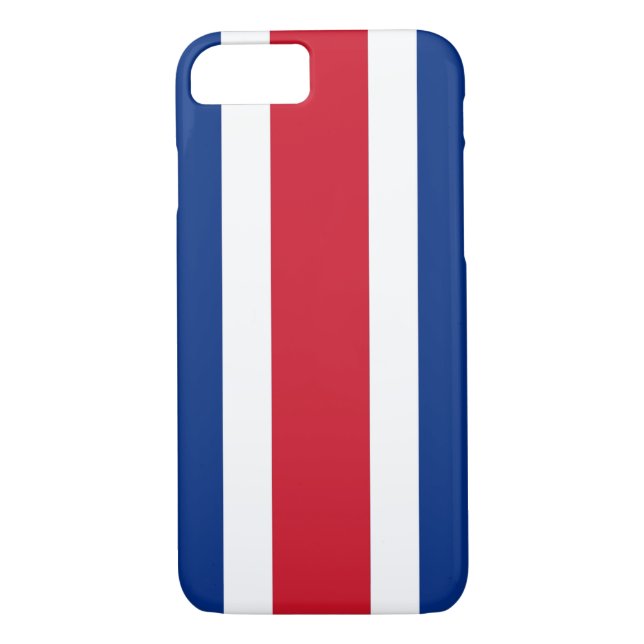 Coques Case-Mate iPhone Drapeau du Costa Rica (Dos)