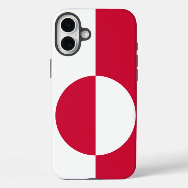 Coques Case-Mate iPhone Drapeau du Groenland (Verso)