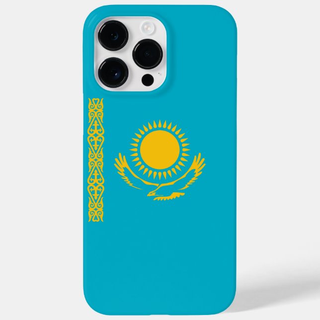 Coques Case-Mate iPhone Drapeau du Kazakhstan (Verso)