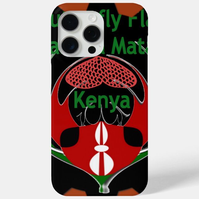Coques Case-Mate iPhone Drapeau du Kenya - Hakuna Matata Patriotic (Verso)