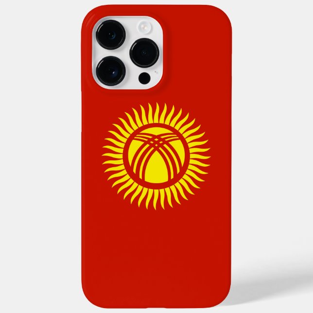 Coques Case-Mate iPhone Drapeau du Kirghizistan (Verso)