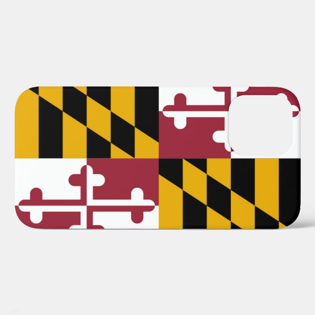 Coques Case-Mate iPhone Drapeau du Maryland (Verso (horizontal))