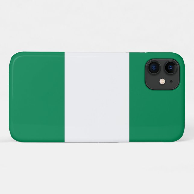 Coques Case-Mate iPhone Drapeau du Nigeria (Dos (Horizontal))