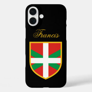 Coques iPhone 16 Plus Drapeau du Pays basque