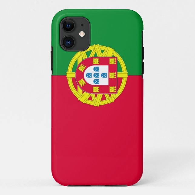 Coques Case-Mate iPhone Drapeau du Portugal (Dos)