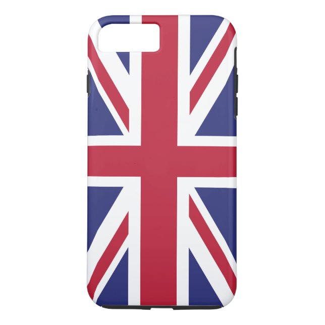 Coques Case-Mate iPhone Drapeau du Royaume-Uni patriotique (Dos)