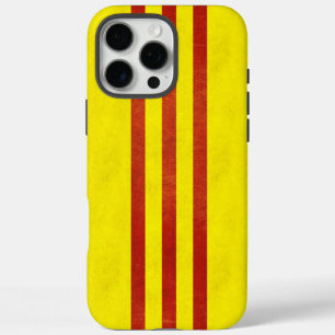 iPhone 16 Pro Max Case Drapeau du sud du Vietnam léger de grunge
