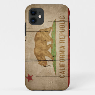 Coque Case-Mate Pour iPhone Drapeau en bois rocailleux de la Californie