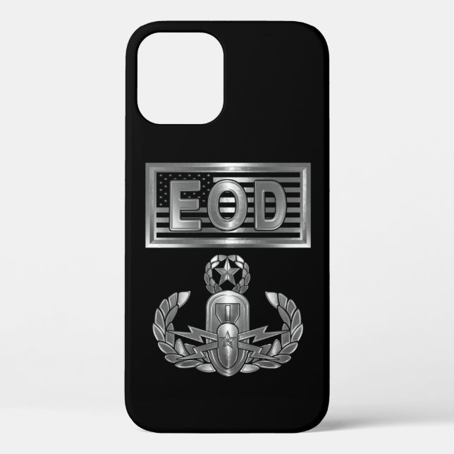 Coques Case-Mate iPhone Drapeau EOD (Explosive Ordnance Disposance) & USA (Verso)