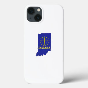 Etui iPhone Case-Mate Drapeau et carte d'état de l'Indiana