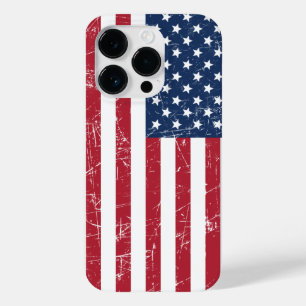 Coque Pour iPhone 14 Pro Drapeau éteint des USA