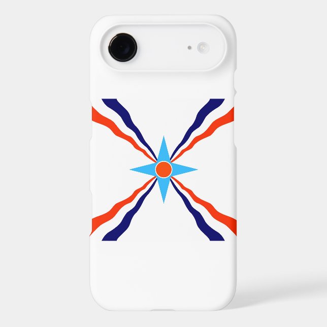 Coques Case-Mate iPhone drapeau ethnique du peuple assyrien (Verso)