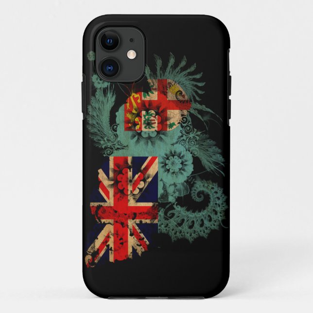 Coques Case-Mate iPhone Drapeau fidjien (Dos)