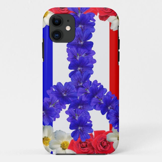 Coques Case-Mate iPhone drapeau français (Dos)