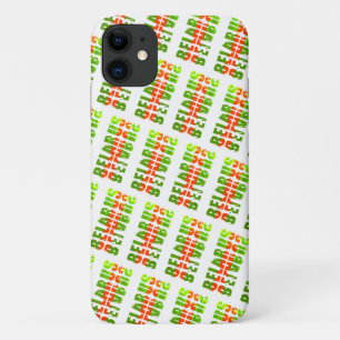 Case-Mate iPhone Case Drapeau funky Couleurs Biélorussie Б е л р а у с i
